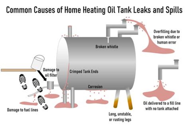 What does burning oil look like?