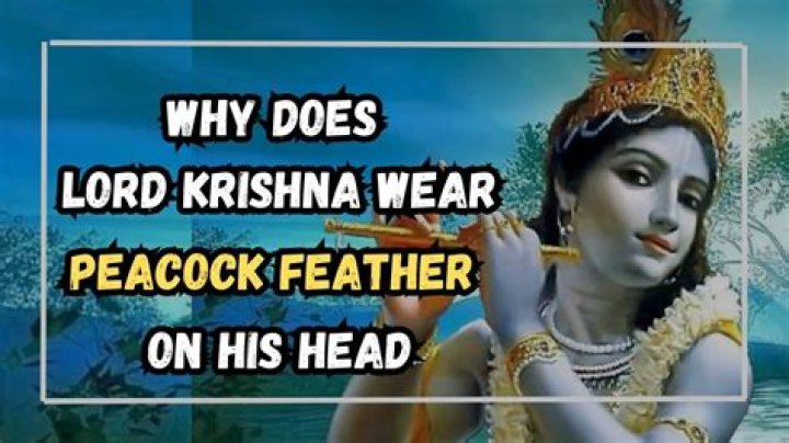 What does Krishna wear?