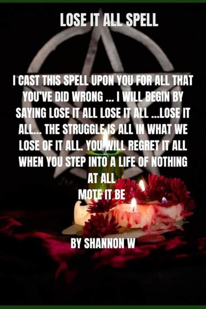 What does lose spell?