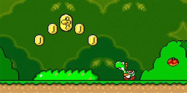 What does yellow Yoshi do in Super Mario World?