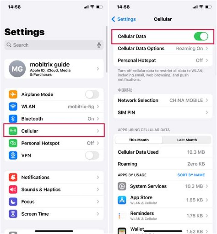 What happens if I turn off mobile data?