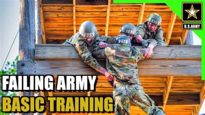 What happens if you fail Army training?