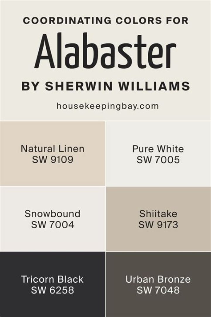 What is a shade darker than Alabaster?
