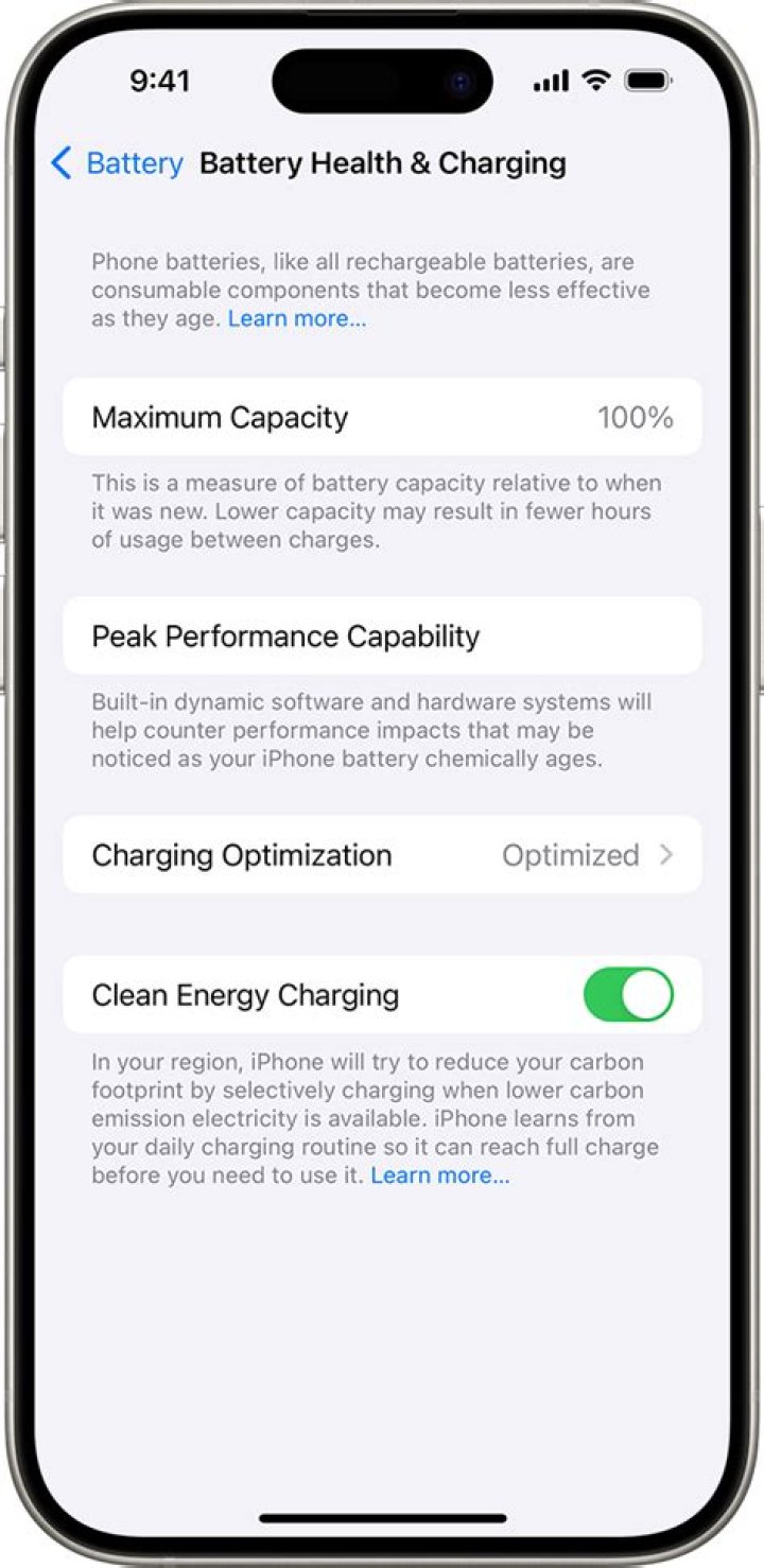 What is battery optimization iPhone?