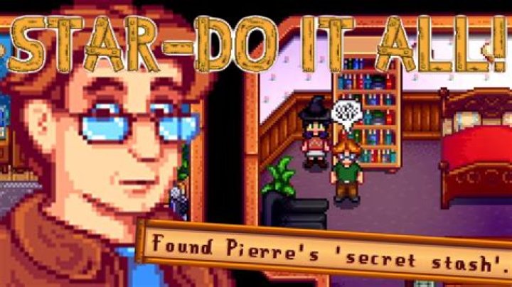 What is Pierre's secret stash Stardew Valley?