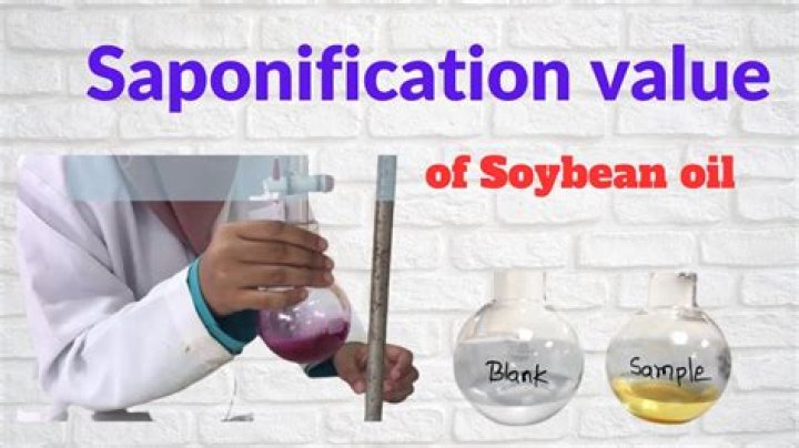 What is saponification oil?