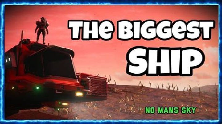 What is the biggest capital ship in no man's sky?