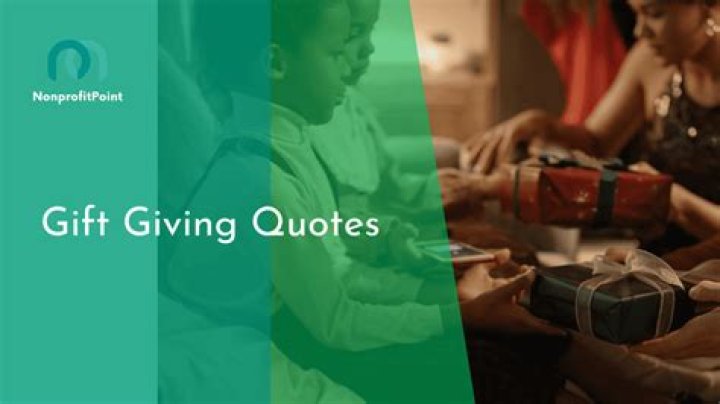 What is the difference between gifting and giving?