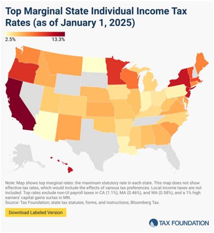 What is the income tax for the state of Michigan?