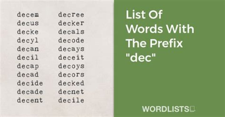 What is the meaning of the prefix deci?