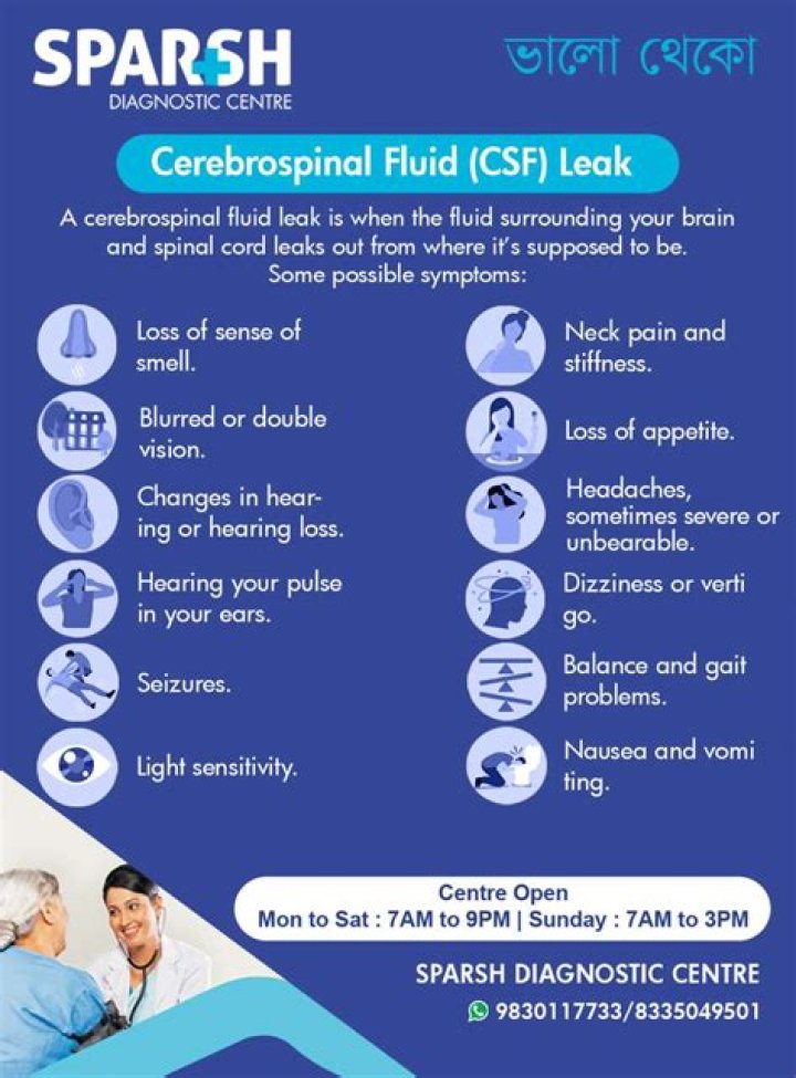 What kind of doctor treats a CSF leak?