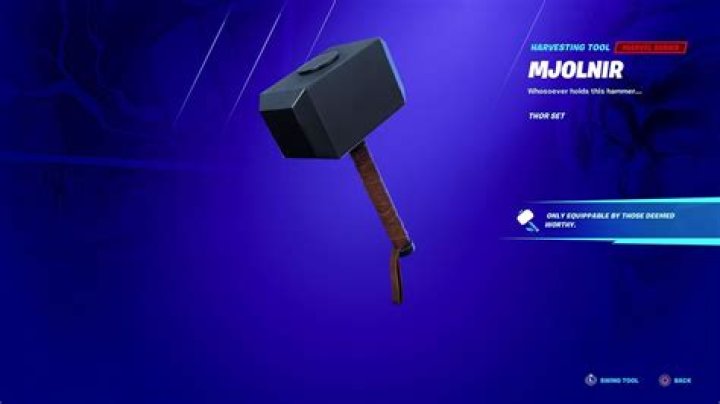 What skins can hold Mjolnir?