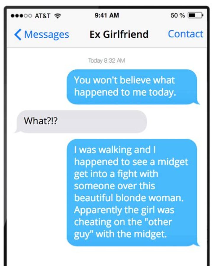 What to say when my ex texts me?