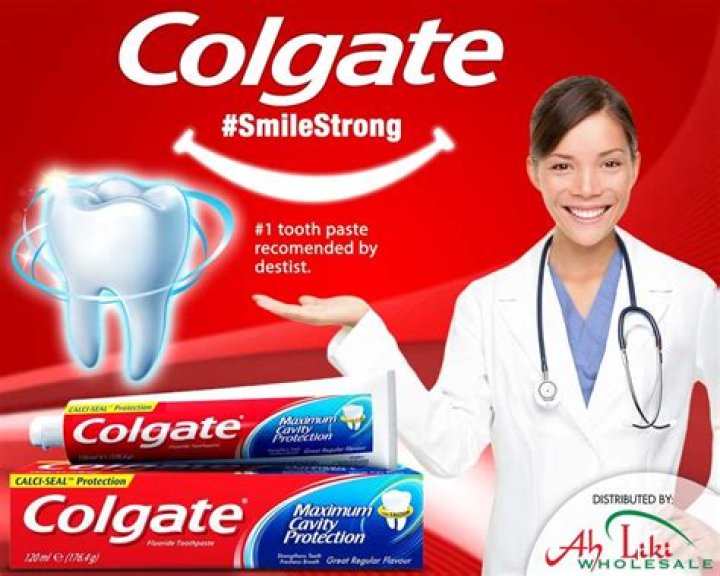What type of advertising is used by Colgate?