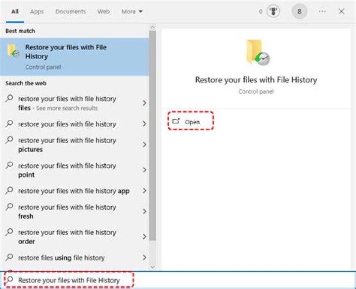 Where do deleted history items go?