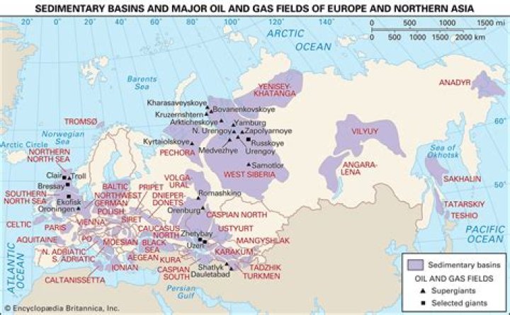 Where is Russia's oil and gas?