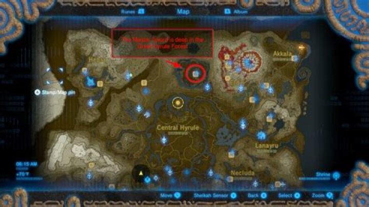 Where is the Master Sword in Botw?