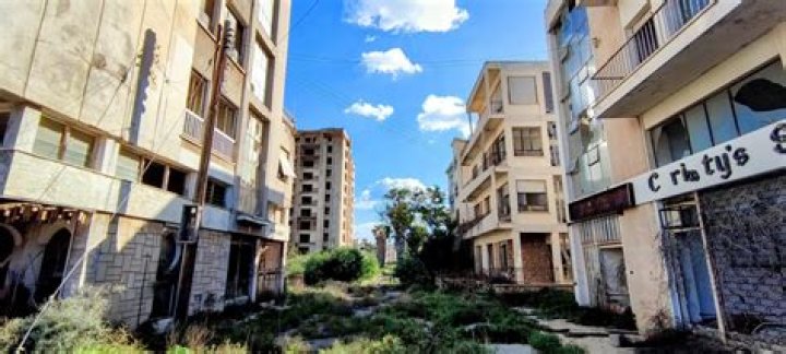 Which city in Cyprus was evacuated in 1974?