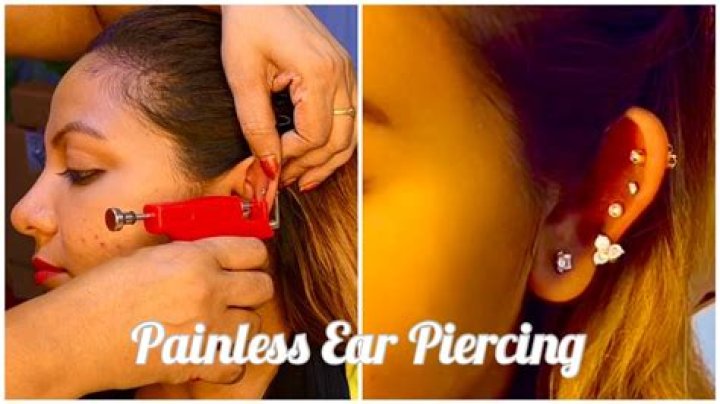 Which piercing is the most painless?