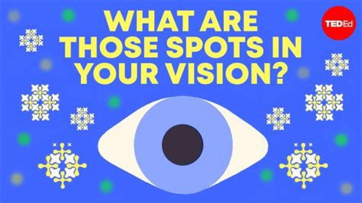 Why do I see blue dots when I rub my eyes?