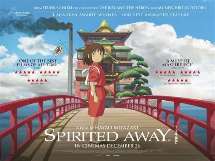 Why do the signs say oil in Spirited Away?