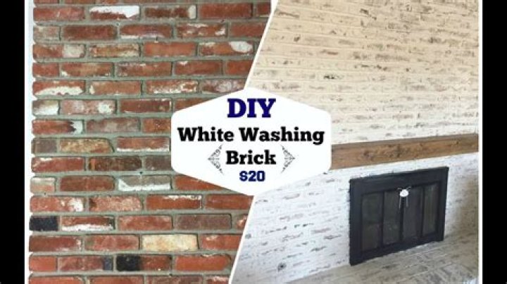 Why do you whitewash brick walls?