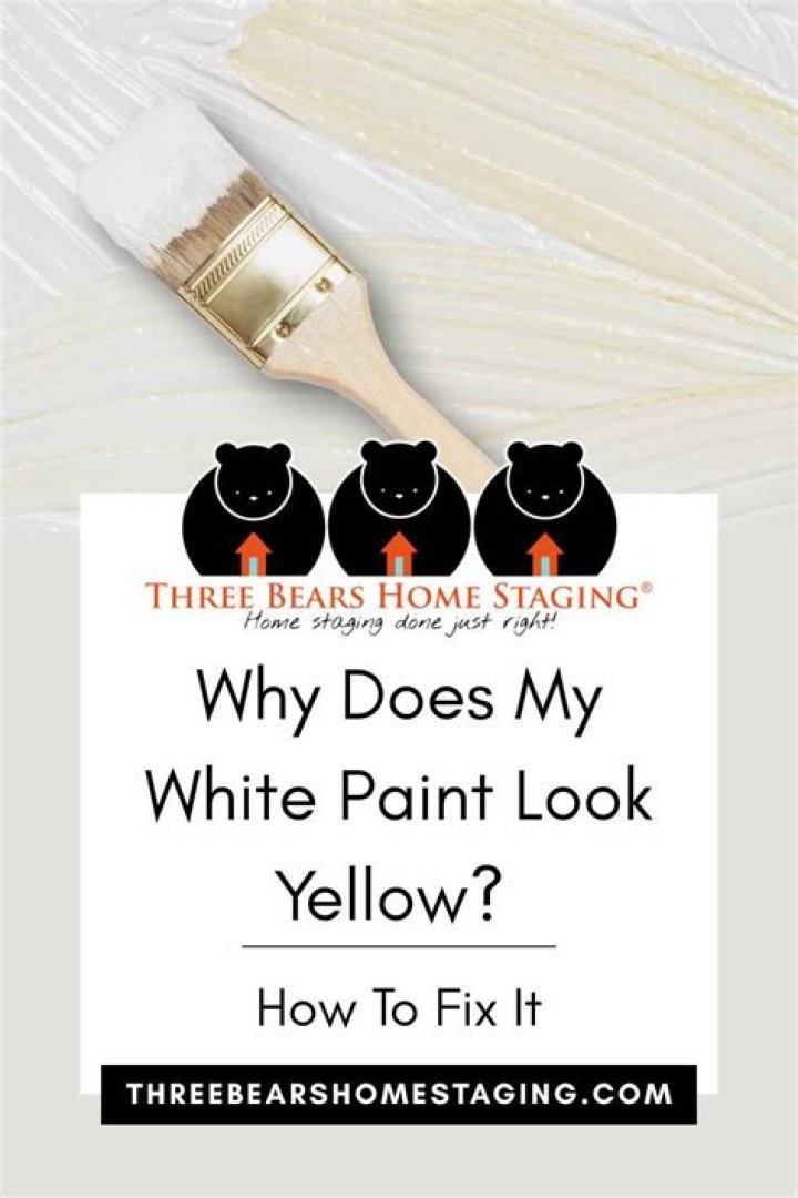Why does my cream paint look yellow?