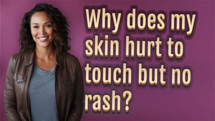 Why does my skin hurt to touch after surgery?