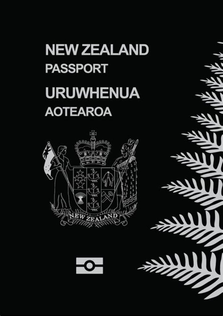 Why is New Zealand passport black?