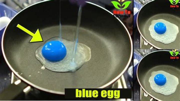 Why is there blue in my egg?